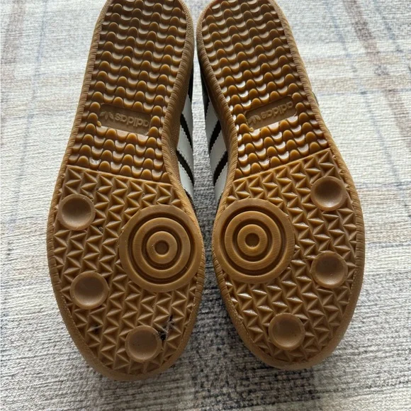 Adidas Samba Chocolate Brown Suede and White Leather - Picture 8 of 9